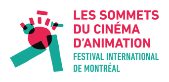 plain graphic with text and shapes reading Les sommets du cinema d'animation