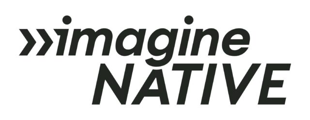 black bold lettering reading: imagineNATIVE
