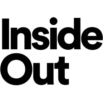 Logo, bold text reading "inside out"